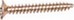 Countersunk screw - all thread