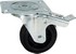 Industrial Castors - Black Rubber Tyre, Steel Swivel Plate Braked