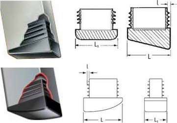 Angled Rectangular Inserts