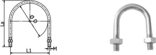 Round steel split pipe ring for lower-end applications